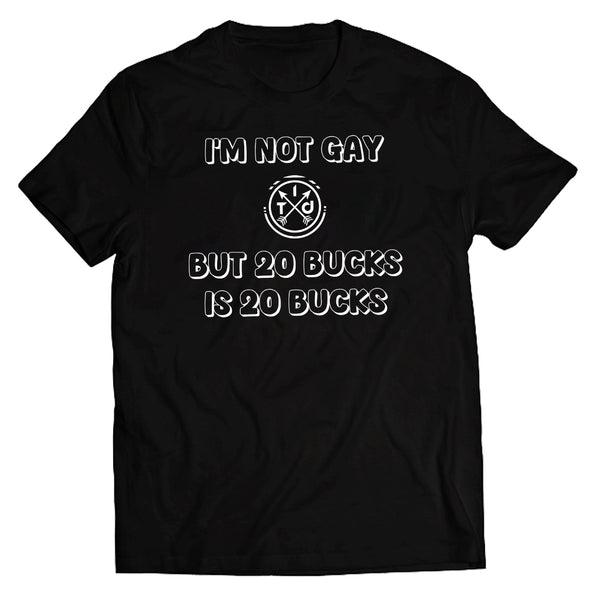 NOT GAY- BLACK TEE