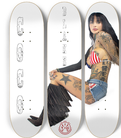 INSIDETHEDROP ×  COCO BLAKE 3-Deck Wall Series 8.5"