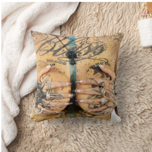 ITD X COCO BLAKE 16" X 16" THROW PILLOW