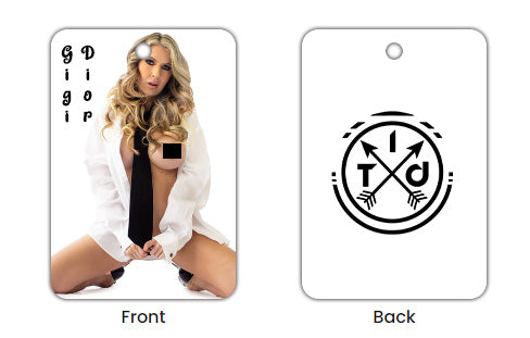ITD X GIGI DIOR CAR AIR FRESHENERS - DARK ICE SENT