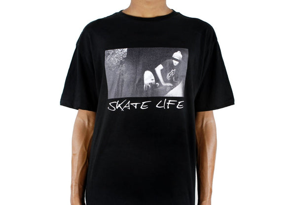 SKATE LIFE MISDEMEANOR TEE BLACK