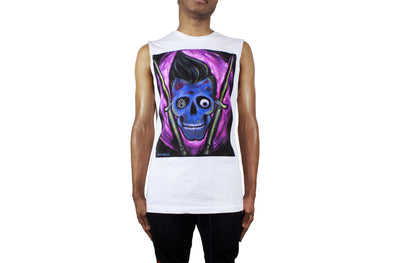 ITD X TONY MECH HAND CUT TANK WHITE
