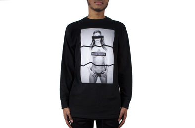 INSIDETHEDROP PHOTO TEE- LONG SLEEVE -BLACK